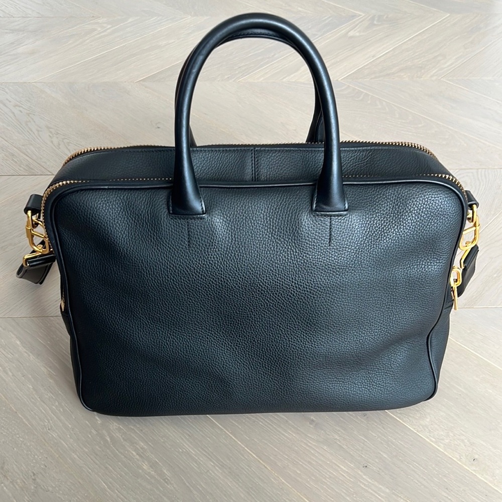 New Tom Ford full grain leather briefcase with dustbag